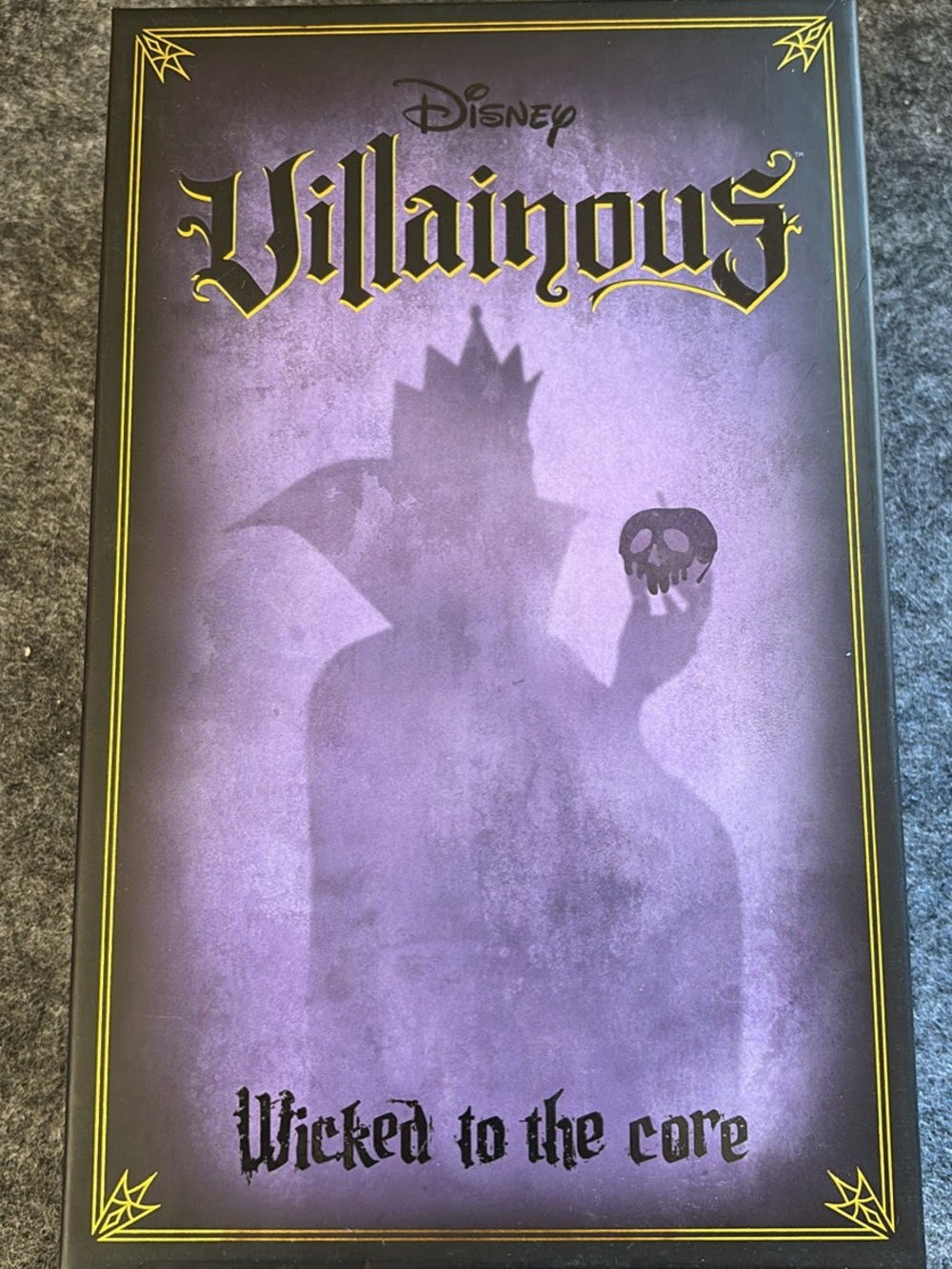 Disney Villainous Board Game – Purple and Gold Artwork